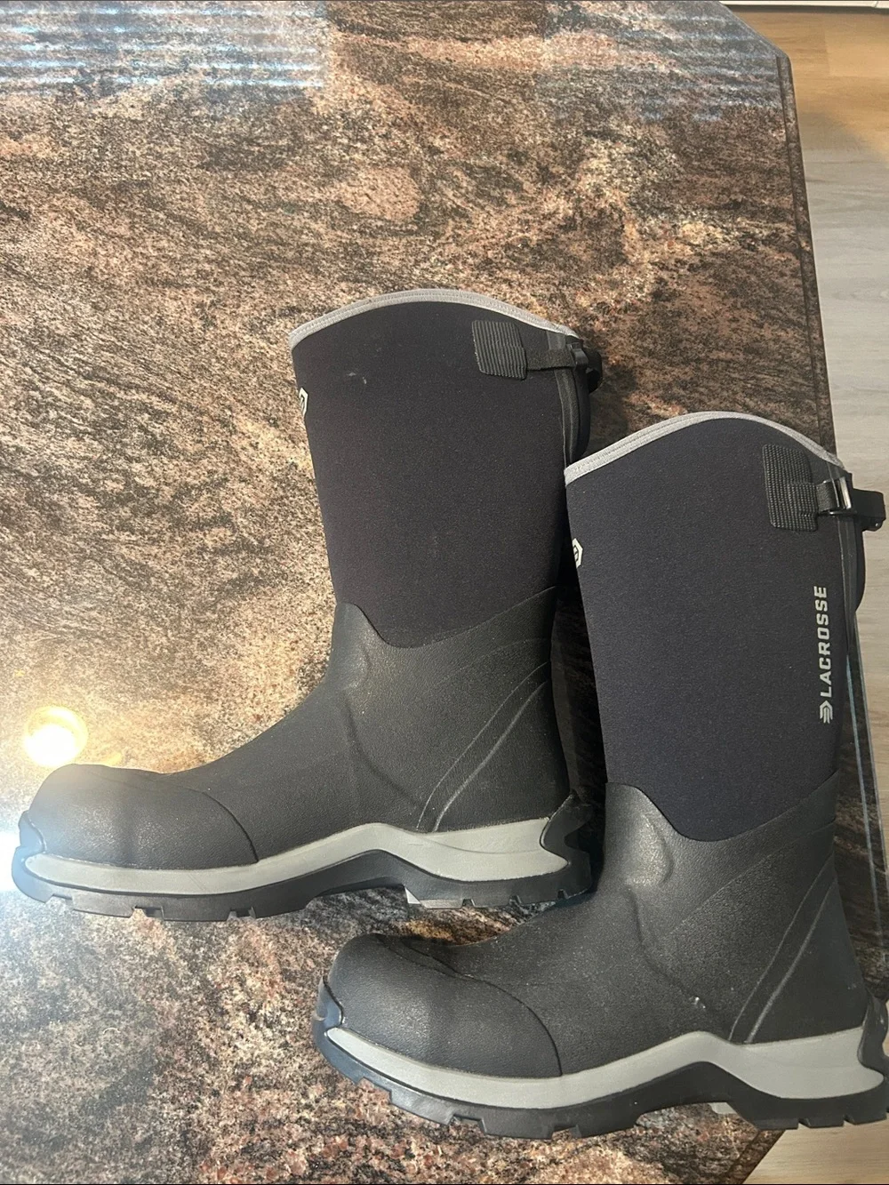 LaCrosse Black and and gray Alpha Thermal boots
